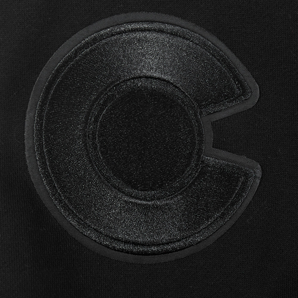 NHL COLORADO AVALANCHE NEUTRAL PANTALON OUATÉ EN MOLLETON POUR HOMME (NOIR)