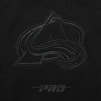 NHL COLORADO AVALANCHE NEUTRAL PANTALON OUATÉ EN MOLLETON POUR HOMME (NOIR)