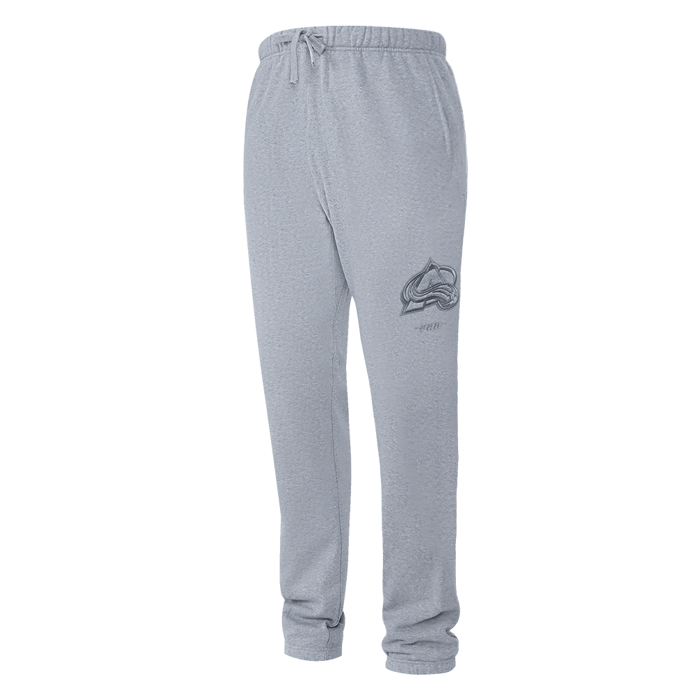 NHL COLORADO AVALANCHE NEUTRAL MEN'S  FLC SWEATPANT (DARK HEATHER GRAY)
