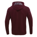 NHL COLORADO AVALANCHE CLASSIC CHENILLE MEN'S DK FZ PO HOODIE (WINE)