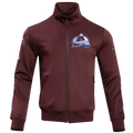 NHL COLORADO AVALANCHE CLASSIC CHENILLE VESTE D'ENTRAÎNEMENT POUR HOMME (LIE-DE-VIN)