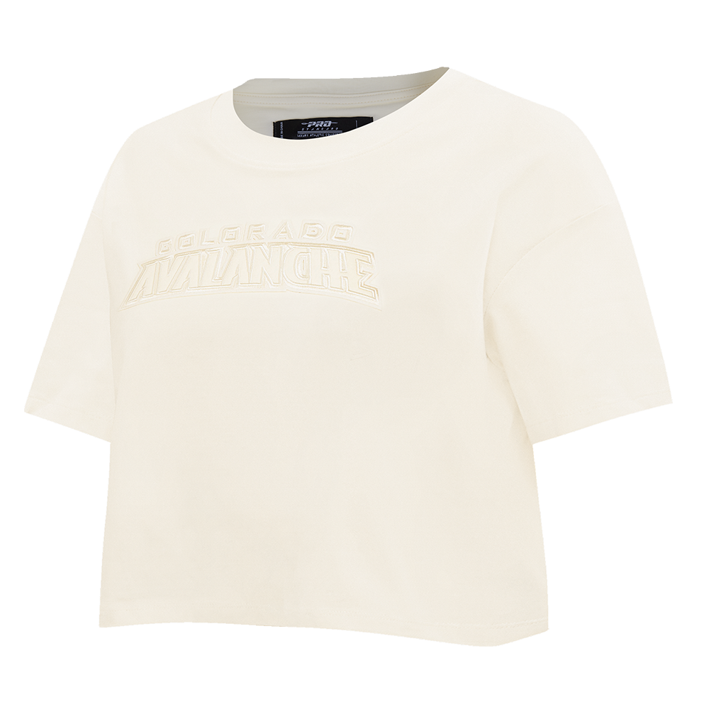 NHL COLORADO AVALANCHE NEUTRAL T-SHIRT À COUPE CARRÉE POUR FEMME (COQUILLE D'ŒUF)