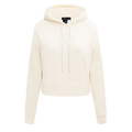 NHL COLORADO AVALANCHE NEUTRAL WOMEN'S CROPPED PULLOVER HOODIE (EGGSHELL)