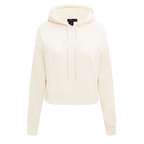 NHL COLORADO AVALANCHE NEUTRAL WOMEN'S CROPPED PULLOVER HOODIE (EGGSHELL)