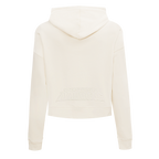 NHL COLORADO AVALANCHE NEUTRAL WOMEN'S CROPPED PULLOVER HOODIE (EGGSHELL)