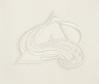 NHL COLORADO AVALANCHE NEUTRAL WOMEN'S CROPPED PULLOVER HOODIE (EGGSHELL)