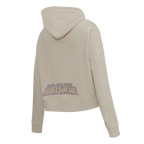 NHL COLORADO AVALANCHE NEUTRAL WOMEN'S CROPPED PULLOVER HOODIE (TAUPE)