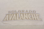 NHL COLORADO AVALANCHE NEUTRAL WOMEN'S CROPPED PULLOVER HOODIE (TAUPE)