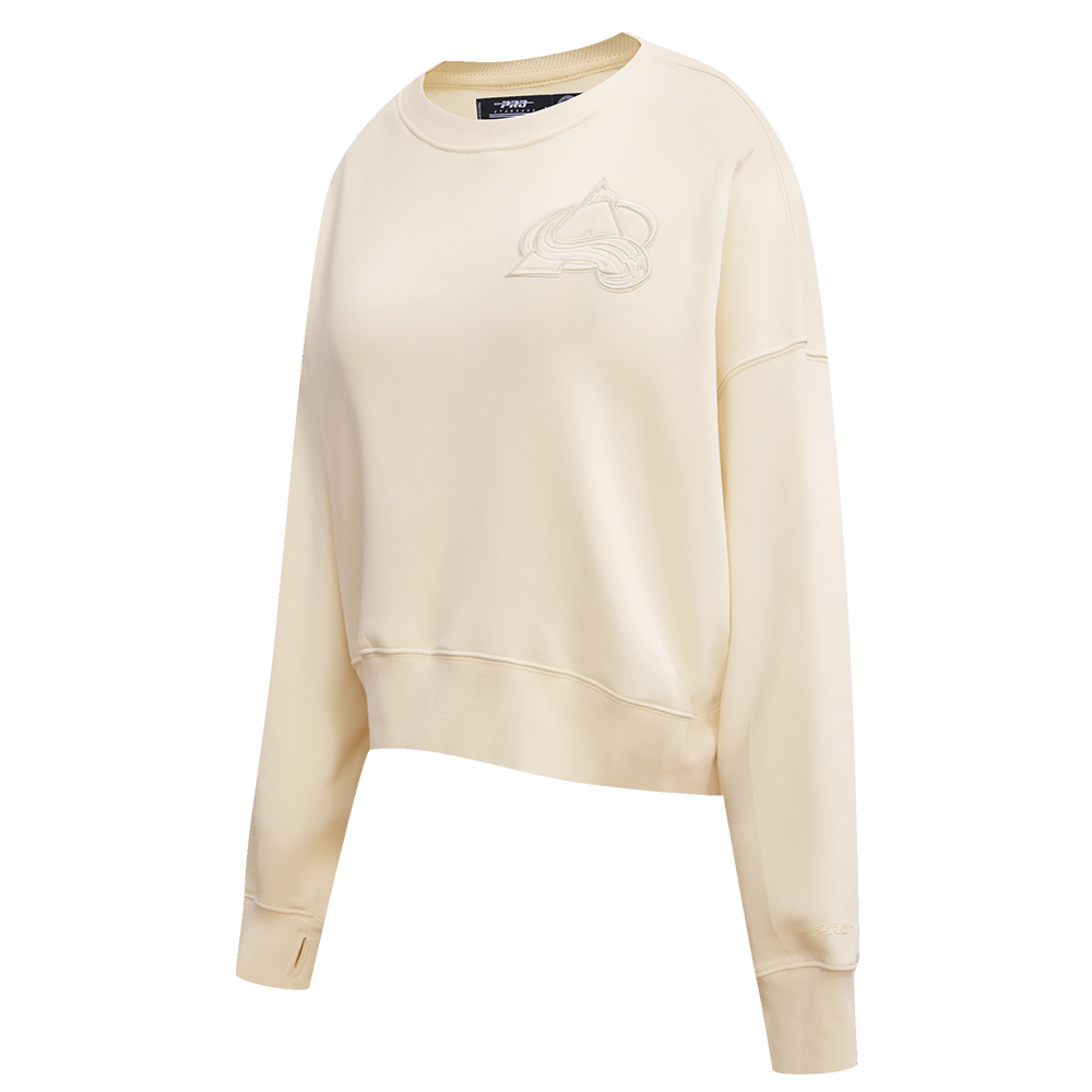 NHL COLORADO AVALANCHE NEUTRAL WOMEN'S CREWNECK (EGGSHELL)