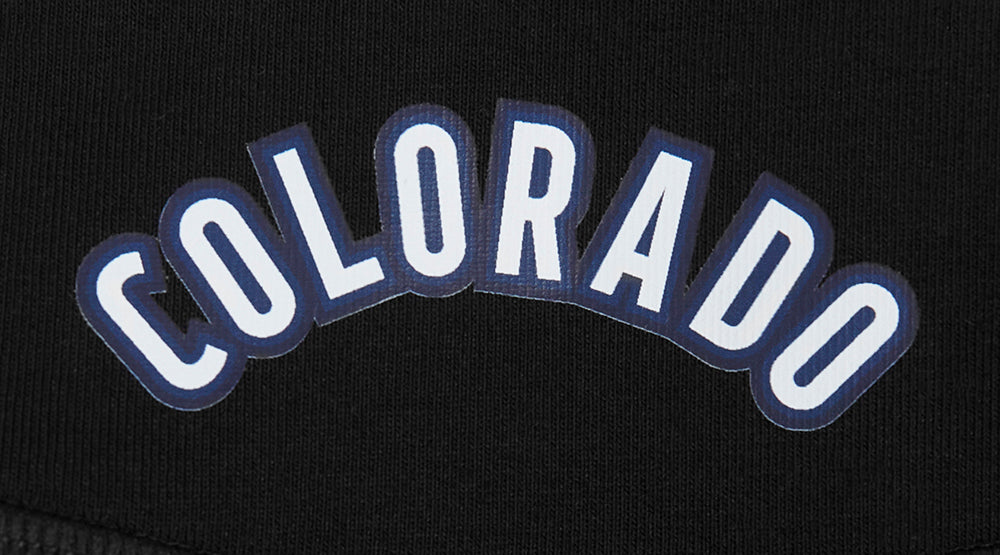 NHL COLORADO AVALANCHE CLASSIC CUISSARD EN COTON POUR FEMME (NOIR)