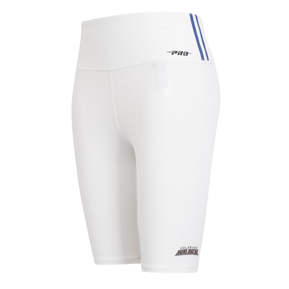 NHL COLORADO AVALANCHE CLASSIC WOMEN'S COTTON BIKE SHORT (WHITE)
