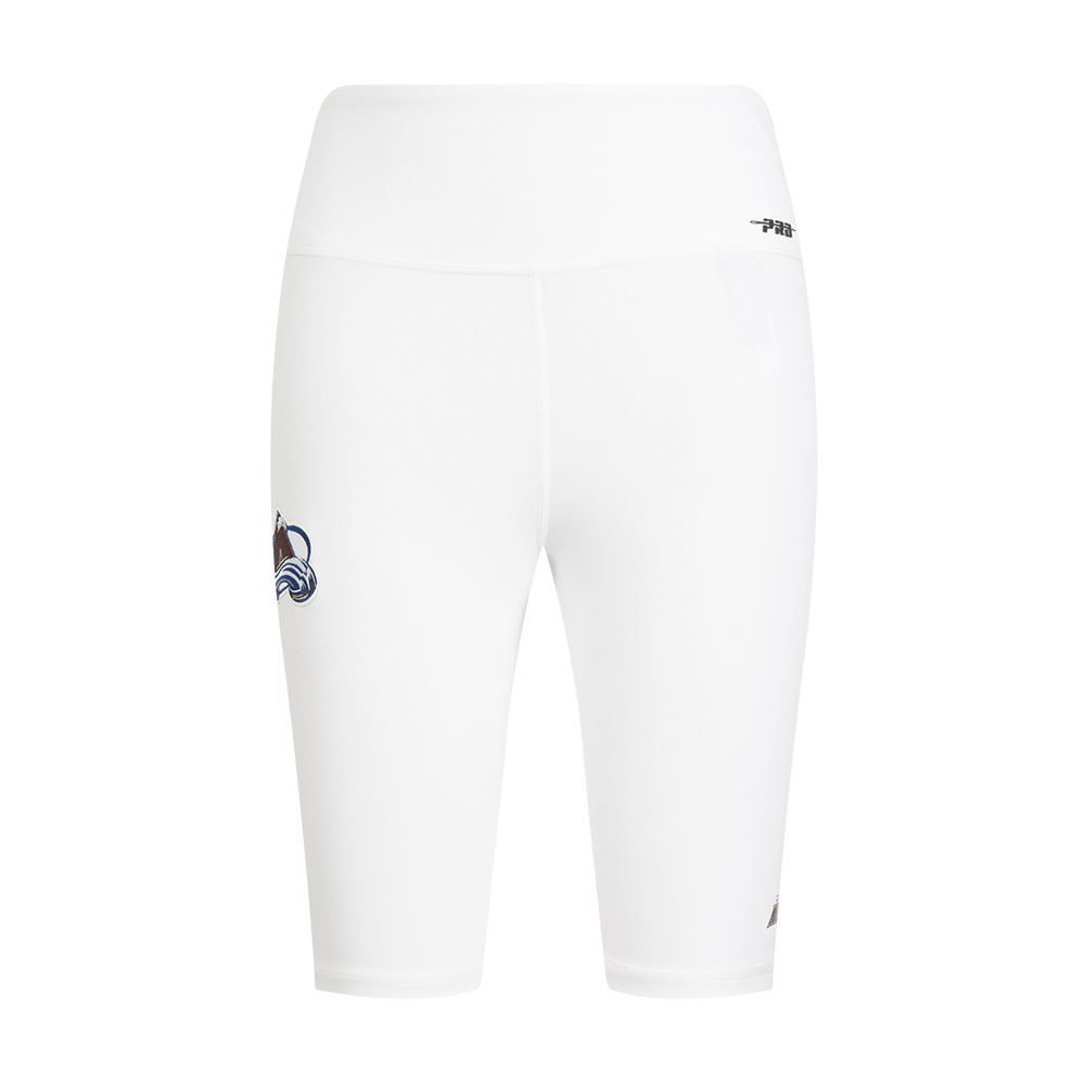NHL COLORADO AVALANCHE CLASSIC WOMEN'S COTTON BIKE SHORT (WHITE)