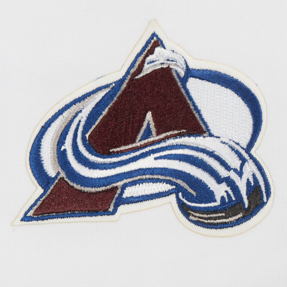 NHL COLORADO AVALANCHE CLASSIC WOMEN'S COTTON BIKE SHORT (WHITE)