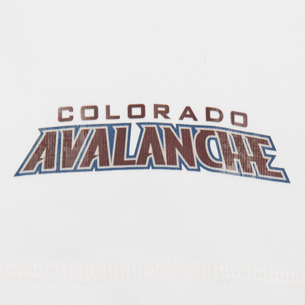 NHL COLORADO AVALANCHE CLASSIC WOMEN'S COTTON BIKE SHORT (WHITE)