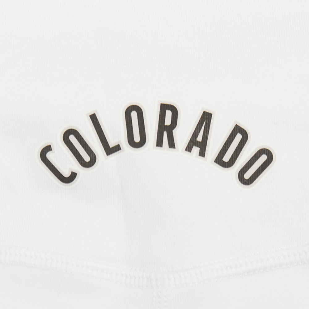 NHL COLORADO AVALANCHE CLASSIC WOMEN'S COTTON BIKE SHORT (WHITE)