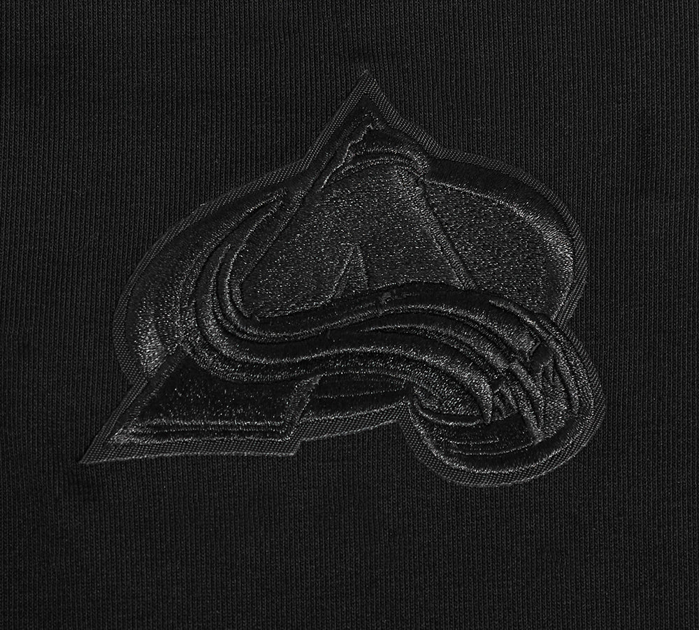 NHL COLORADO AVALANCHE NEUTRAL WOMEN'S HIGH WAIST JERSEY LEGGING (BLACK)
