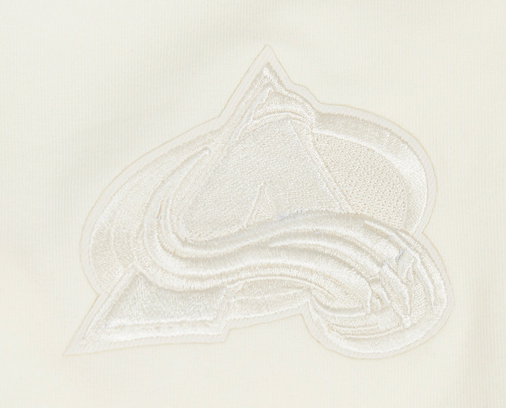 NHL COLORADO AVALANCHE NEUTRAL WOMEN'S HIGH WAIST JERSEY LEGGING (EGGSHELL)