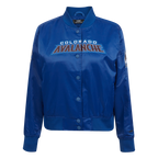 NHL COLORADO AVALANCHE CLASSIC WOMEN'S SATIN JACKET (DODGER BLUE)