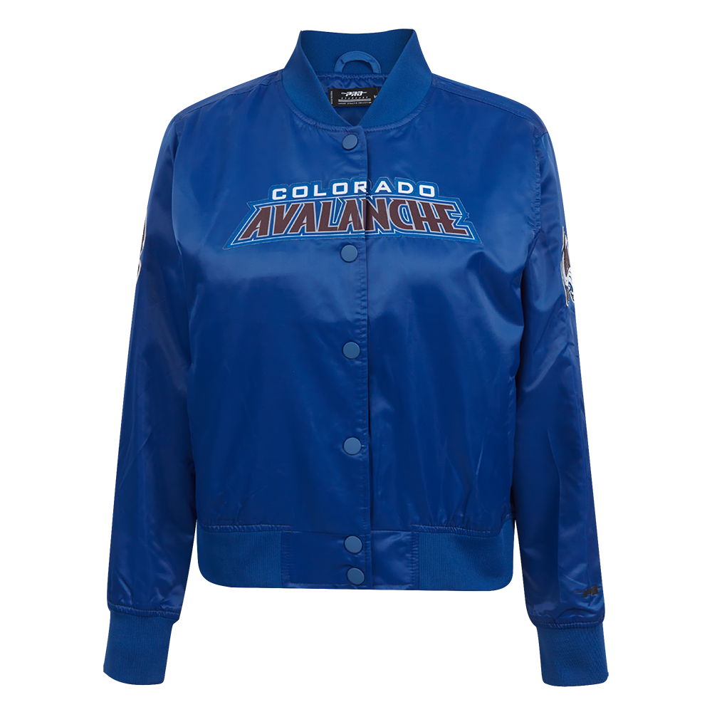 NHL COLORADO AVALANCHE CLASSIC WOMEN'S SATIN JACKET (DODGER BLUE)