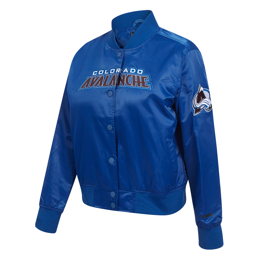 NHL COLORADO AVALANCHE CLASSIC WOMEN'S SATIN JACKET (DODGER BLUE)