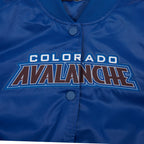 NHL COLORADO AVALANCHE CLASSIC WOMEN'S SATIN JACKET (DODGER BLUE)