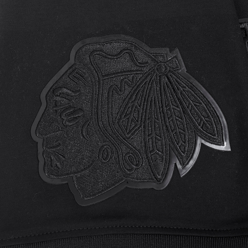 NHL CHICAGO BLACK MEN'SHAWKS CLASSIC 3BK DK TEE (TRIPLE BLACK MEN'S)