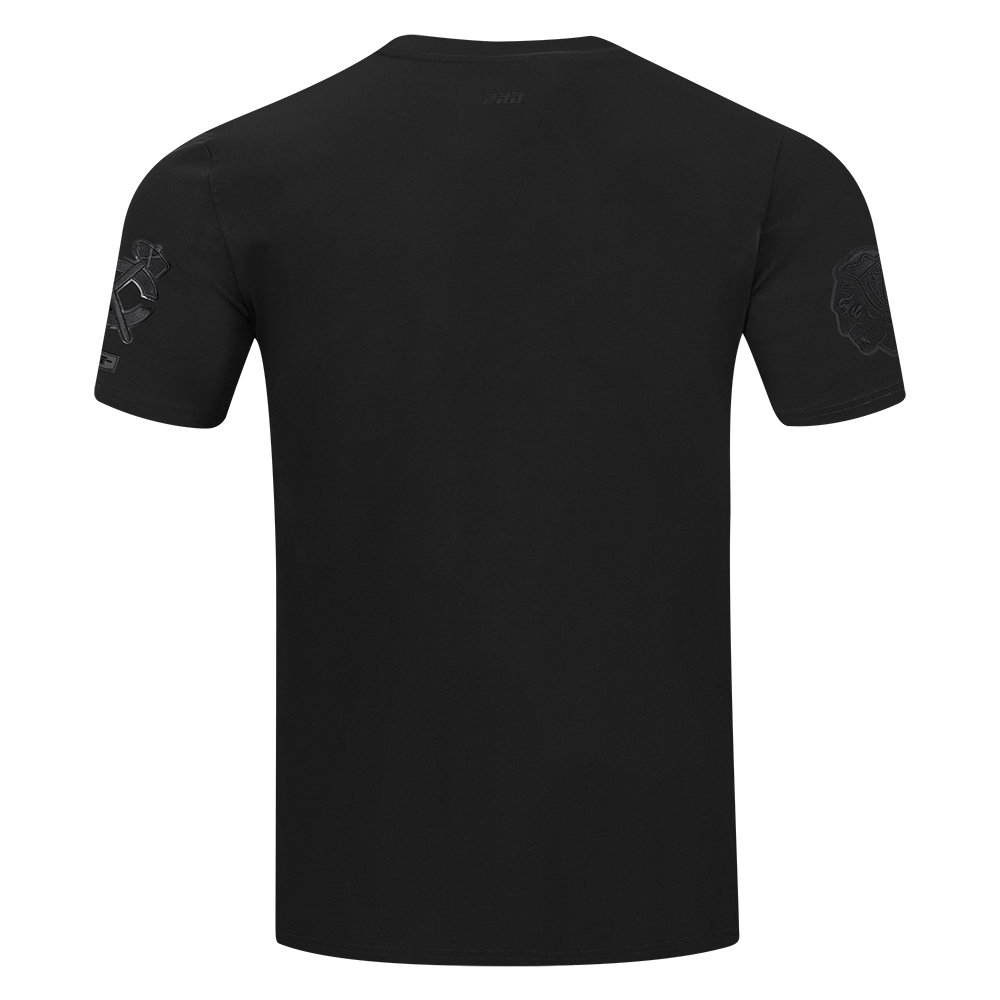 NHL CLASSIC 3BK T-SHIRT EN JERSEY SIMPLE CHICAGO BLACKHAWKS (TRIPLE NOIR HOMME)