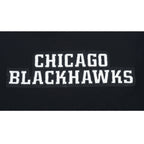NHL CHICAGO BLACKHAWKS CLASSIC CHENILLE MEN'S DK TEE (BLACK/RED)