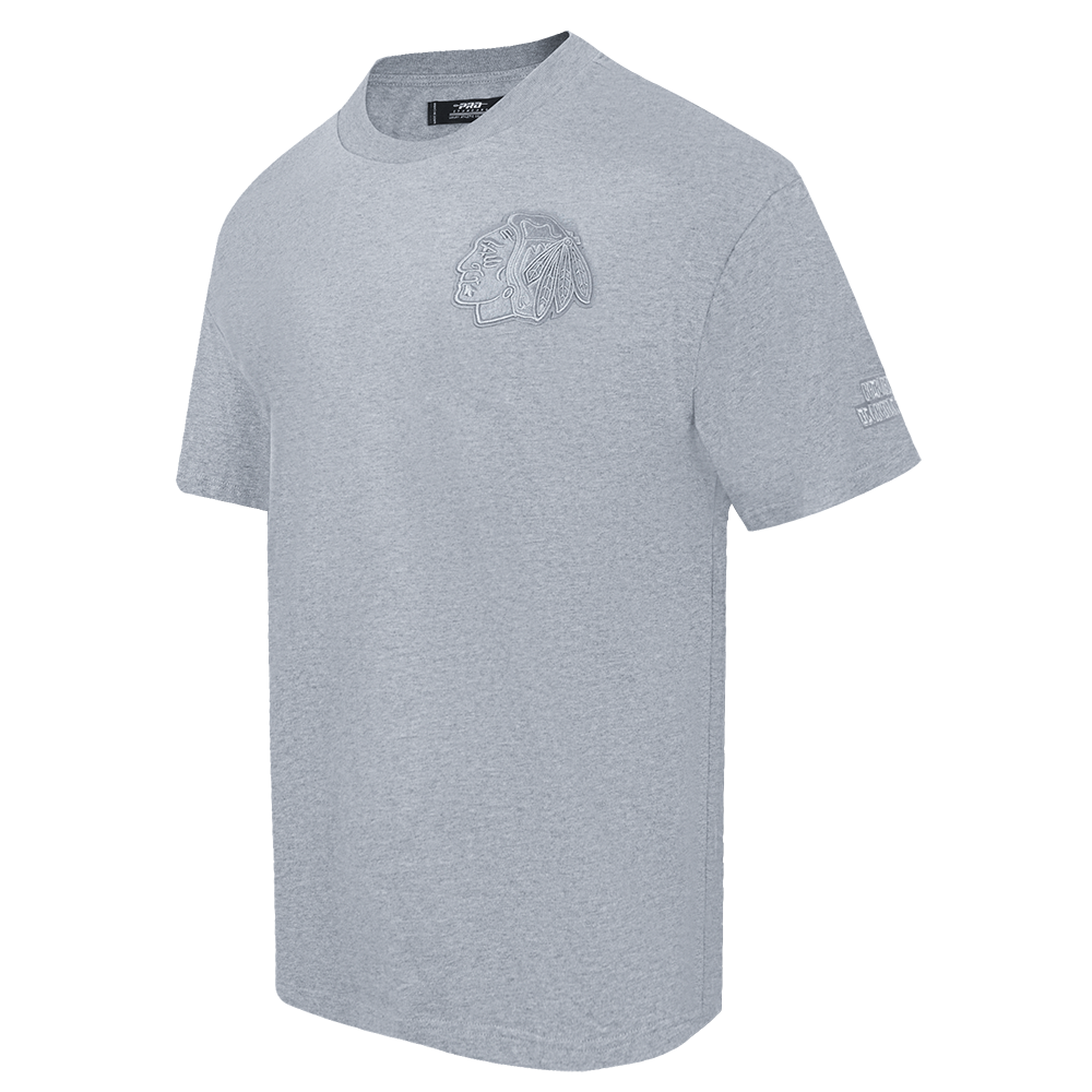 NHL CHICAGO BLACKHAWKS NEUTRAL MEN'S  CJ DROP SHOULDER TEE (DARK HEATHER GRAY)