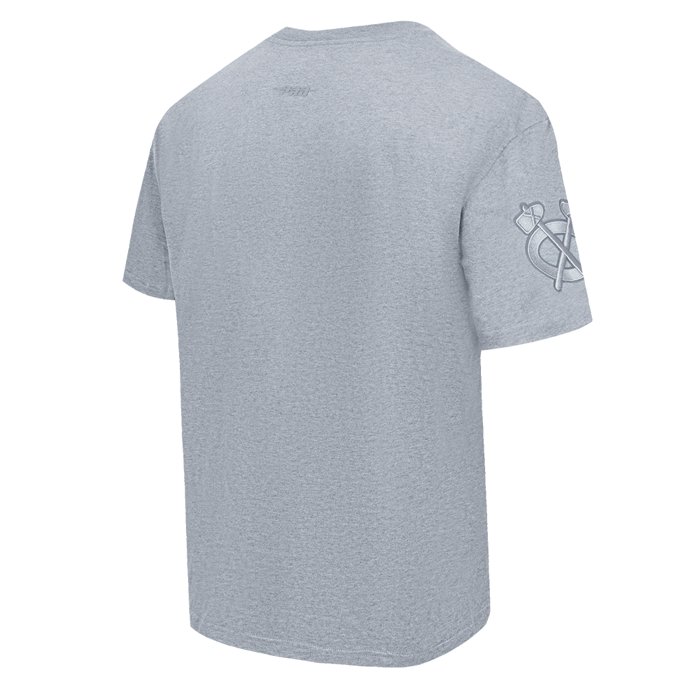 NHL CHICAGO BLACKHAWKS NEUTRAL MEN'S  CJ DROP SHOULDER TEE (DARK HEATHER GRAY)