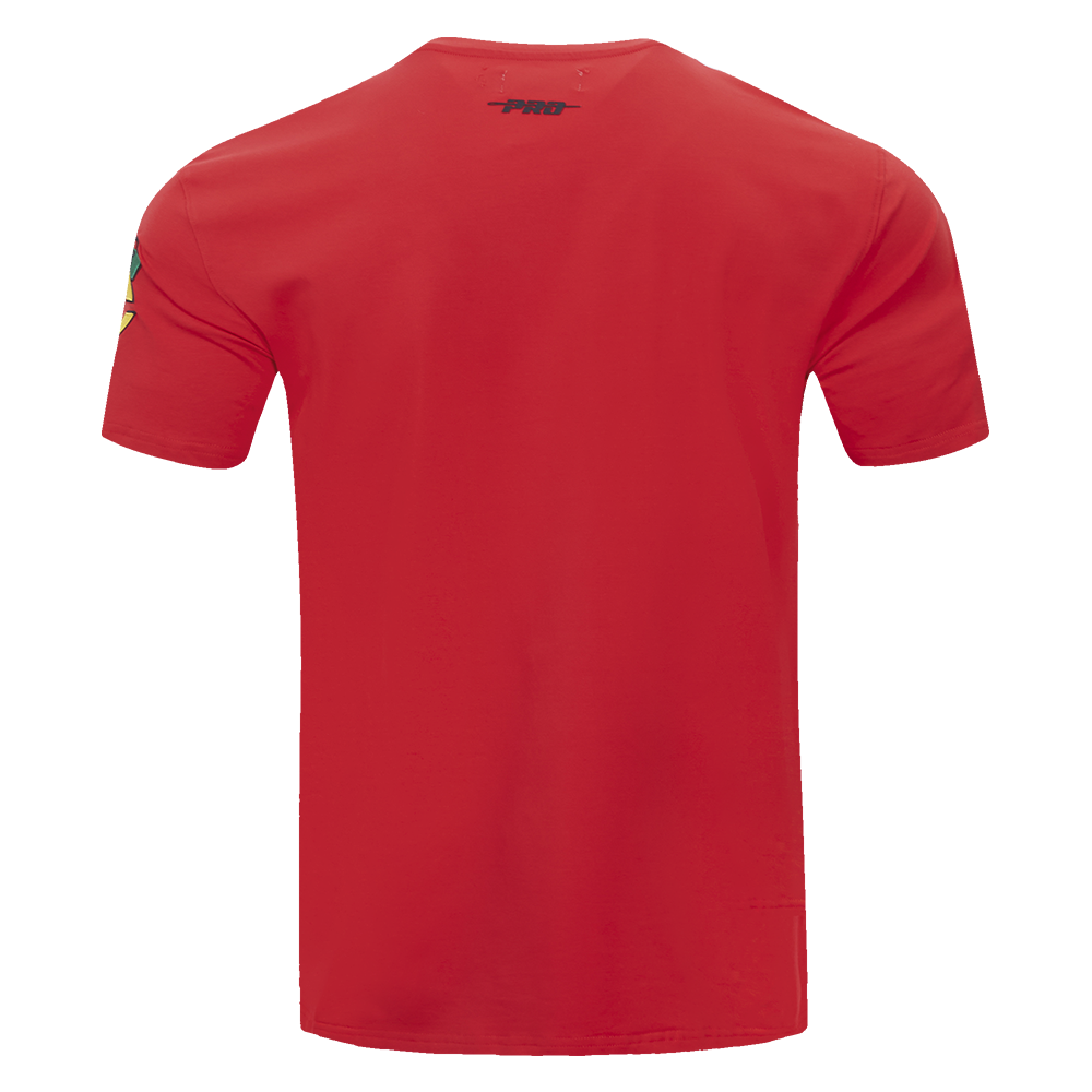 NHL CHICAGO BLACKHAWKS SCRIPT TAIL MEN'S SJ TEE (RED)