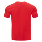 NHL CHICAGO BLACKHAWKS SCRIPT TAIL MEN'S SJ TEE (RED)