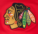 NHL CHICAGO BLACKHAWKS SCRIPT TAIL MEN'S SJ TEE (RED)