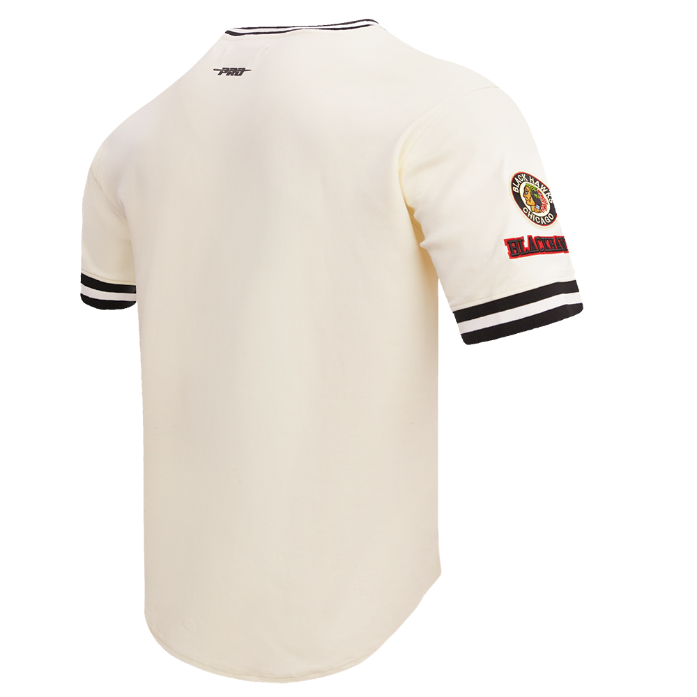 NHL CHICAGO BLACKHAWKS RETRO CLASSIC MEN'S DK TEE (EGGSHELL/ BLACK)