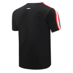 NHL CHICAGO BLACKHAWKS RETRO CLASSIC MEN'S SJ STRIPED TEE (BLACK/RED)