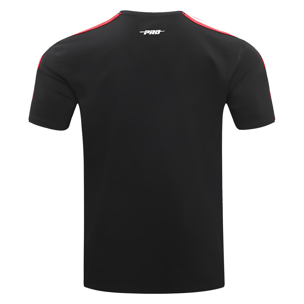 NHL CHICAGO BLACKHAWKS RETRO CLASSIC MEN'S SJ STRIPED TEE (BLACK/RED)