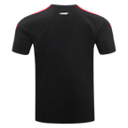 NHL CHICAGO BLACKHAWKS RETRO CLASSIC MEN'S SJ STRIPED TEE (BLACK/RED)