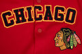 NHL CHICAGO BLACKHAWKS CLASSIC BLOUSON D'ÉCHAUFFEMENT POUR HOMME (ROUGE/NOIR)