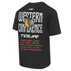 NHL CHICAGO BLACKHAWKS CITY TOUR 2.0 MEN'S CJ DROP SHOULDER TEE (BLACK)