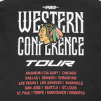 NHL CHICAGO BLACKHAWKS CITY TOUR 2.0 MEN'S CJ DROP SHOULDER TEE (BLACK)