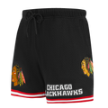 NHL CHICAGO BLACKHAWKS CLASSIC MESH SHORT (NOIR/ROUGE)