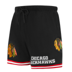 NHL CHICAGO BLACKHAWKS CLASSIC MESH SHORT (NOIR/ROUGE)