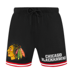 NHL CHICAGO BLACKHAWKS CLASSIC MESH SHORT (NOIR/ROUGE)