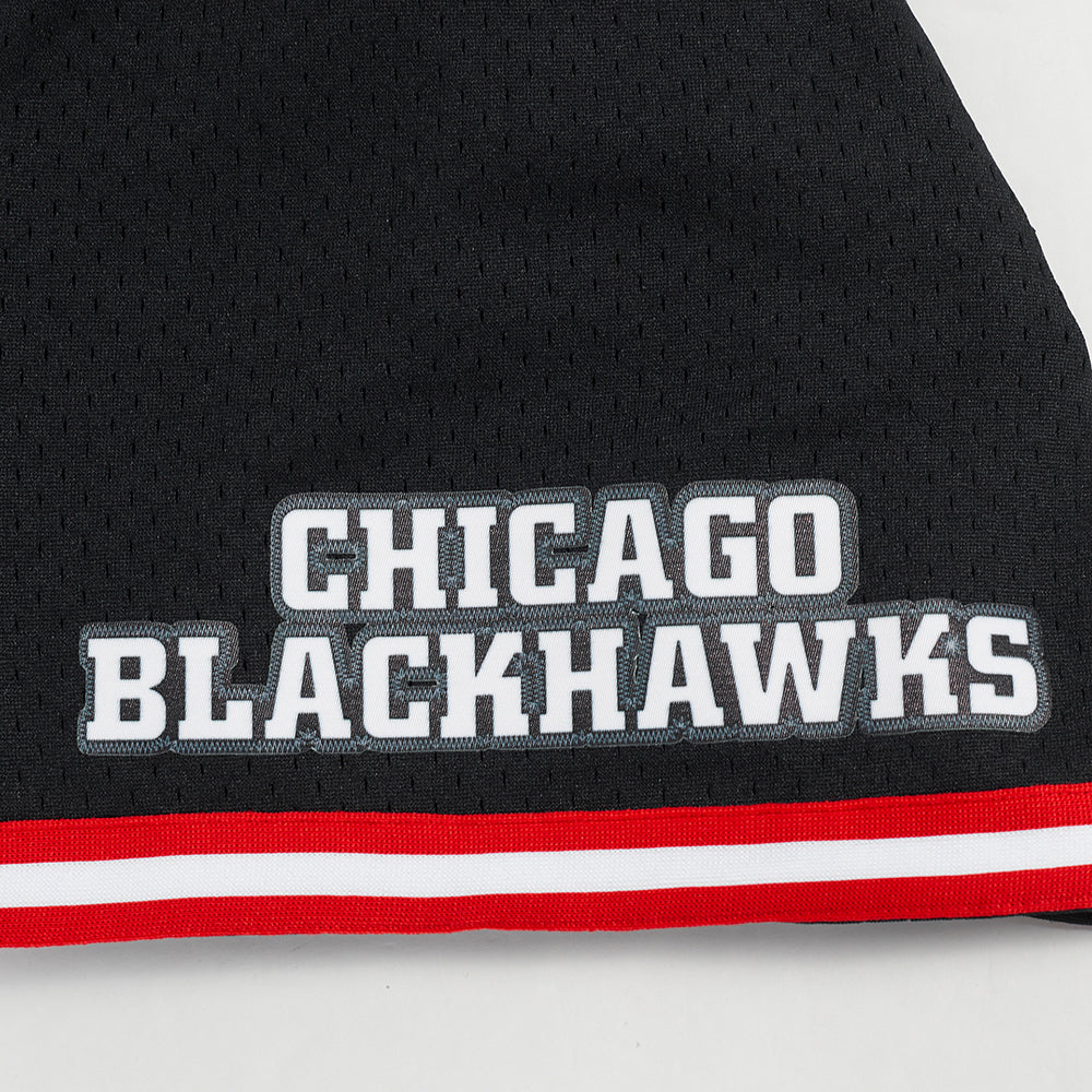 NHL CHICAGO BLACKHAWKS CLASSIC MESH SHORT (NOIR/ROUGE)