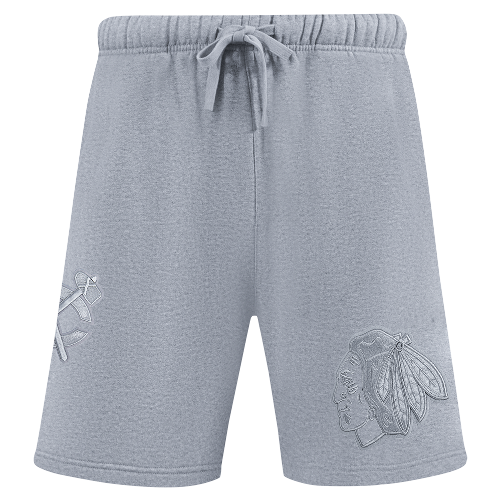 NHL CHICAGO BLACKHAWKS FLC SHORT (DARK HEATHER GRAY)