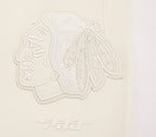 NHL CHICAGO BLACKHAWKS NEUTRAL PANTALON OUATÉ EN MOLLETON POUR HOMME (COQUILLE D'ŒUF)