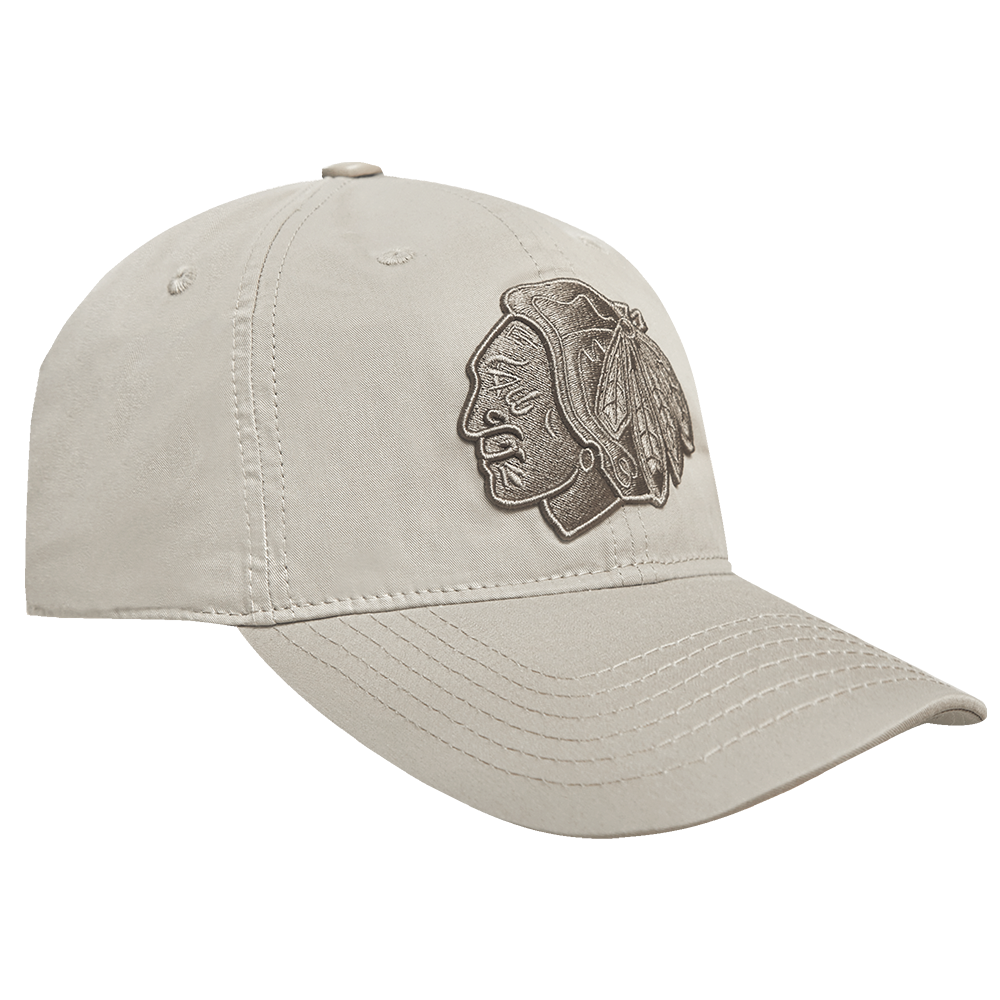 NHL CHICAGO BLACKHAWKS NEUTRAL DAD HAT (TAUPE)