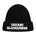 NHL CHICAGO BLACKHAWKS CLASSIC CORE UNISEX BEANIE (BLACK)