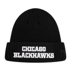 NHL CHICAGO BLACKHAWKS CLASSIC CORE UNISEX BEANIE (BLACK)