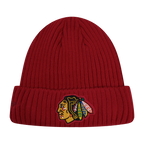 NHL CHICAGO BLACKHAWKS CLASSIC CORE UNISEX BEANIE (RED)